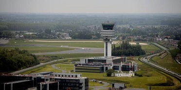 BELGIUM BRUSSELS AIRPORT ILLUSTRATION